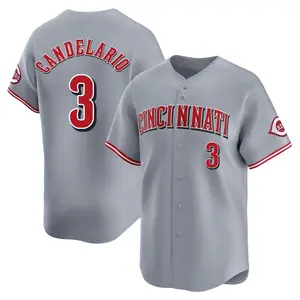 Jeimer Candelario Cincinnati Reds Youth Limited Away Jersey - Gray