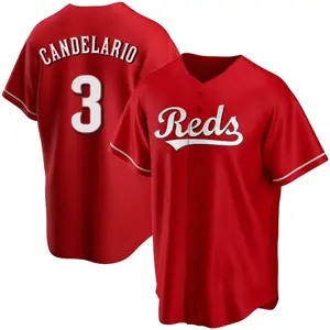 Jeimer Candelario Cincinnati Reds Youth Replica Alternate Jersey - Red