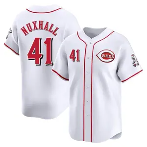Joe Nuxhall Cincinnati Reds Limited Home Jersey - White