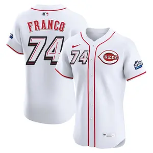 Jose Franco Cincinnati Reds Elite 2025 Speedway Classic Alternate Jersey - White