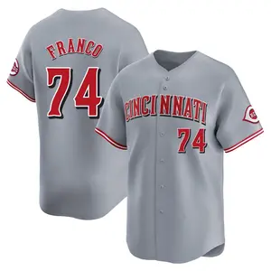 Jose Franco Cincinnati Reds Youth Limited Away Jersey - Gray