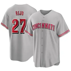 Jose Rijo Cincinnati Reds Replica Road Jersey - Gray