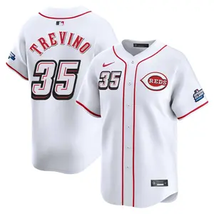 Jose Trevino Cincinnati Reds Youth Limited 2025 Speedway Classic Alternate Jersey - White