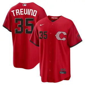 Jose Trevino Cincinnati Reds Youth Limited 2026 City Connect Stadium Jersey - Red