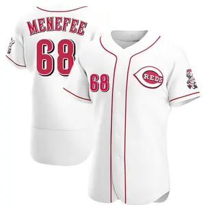 Joseph Menefee Cincinnati Reds Authentic Home Jersey - White