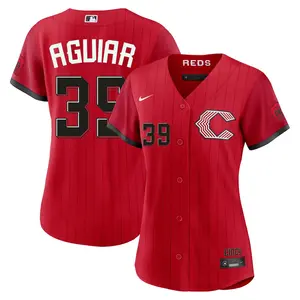 Julian Aguiar Cincinnati Reds Women's Limited 2026 City Connect Stadium Jersey - Red