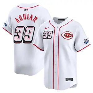 Julian Aguiar Cincinnati Reds Youth Limited 2025 Speedway Classic Alternate Jersey - White