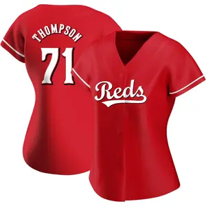 Keegan Thompson Cincinnati Reds Women's Replica Alternate Jersey - Red