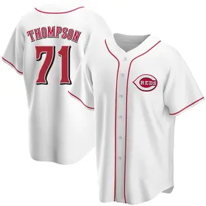 Keegan Thompson Cincinnati Reds Youth Replica Home Jersey - White