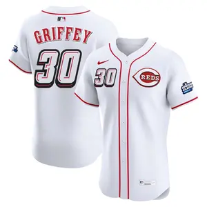 Ken Griffey Cincinnati Reds Elite 2025 Speedway Classic Alternate Jersey - White