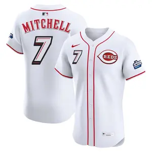 Kevin Mitchell Cincinnati Reds Elite 2025 Speedway Classic Alternate Jersey - White
