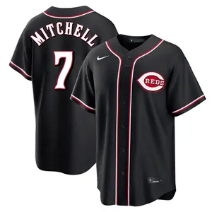 Kevin Mitchell Cincinnati Reds Replica Fashion Out Jersey - Black