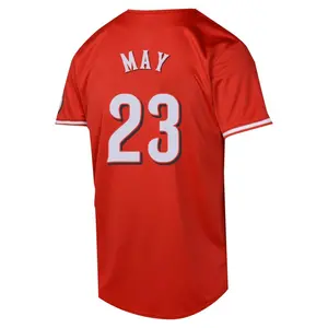 Lee May Cincinnati Reds Limited Alternate Jersey - Red