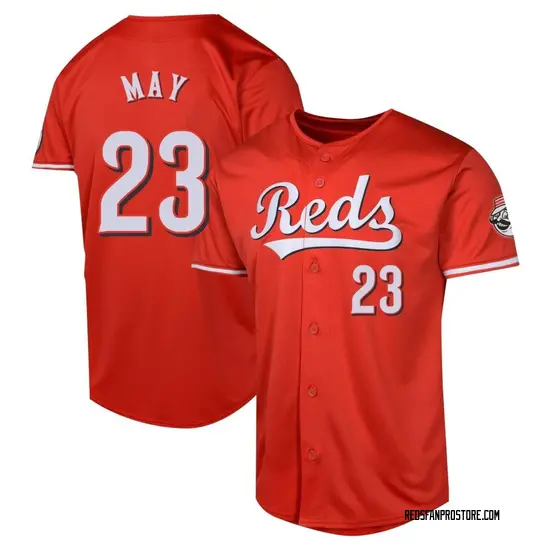 Lee May Cincinnati Reds Limited Alternate Jersey - Red