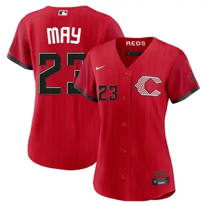Lee May Cincinnati Reds Women's Limited 2026 City Connect Stadium Jersey - Red