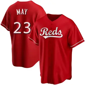 Lee May Cincinnati Reds Youth Replica Alternate Jersey - Red
