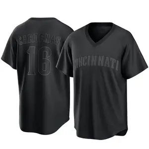 Leo Cardenas Cincinnati Reds Youth Replica Pitch Fashion Jersey - Black
