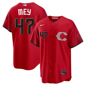 Luis Mey Cincinnati Reds Youth Limited 2026 City Connect Stadium Jersey - Red