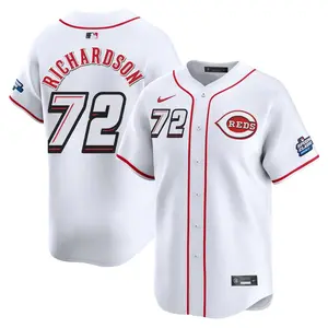 Lyon Richardson Cincinnati Reds Limited 2025 Speedway Classic Alternate Jersey - White