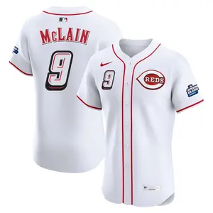 Matt McLain Cincinnati Reds Elite 2025 Speedway Classic Alternate Jersey - White