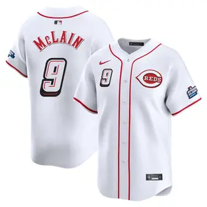 Matt McLain Cincinnati Reds Limited 2025 Speedway Classic Alternate Jersey - White