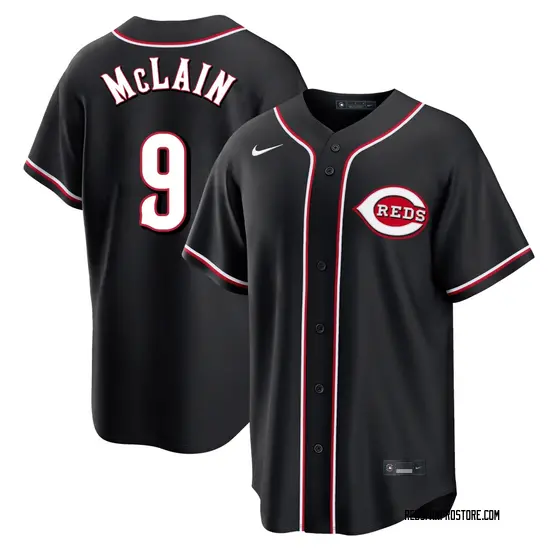 Matt McLain Cincinnati Reds Replica Fashion Out Jersey - Black