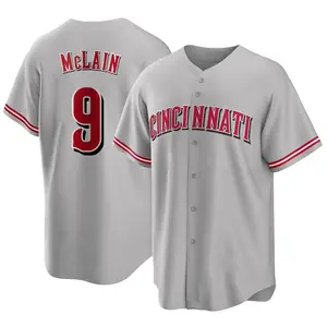 Matt McLain Cincinnati Reds Replica Road Jersey - Gray