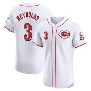 Matt Reynolds Cincinnati Reds Elite Home Patch Jersey - White