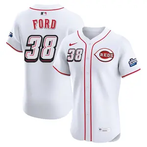 Mike Ford Cincinnati Reds Elite 2025 Speedway Classic Alternate Jersey - White