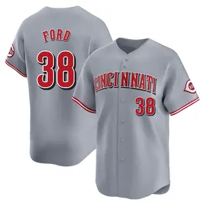 Mike Ford Cincinnati Reds Limited Away Jersey - Gray