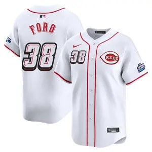 Mike Ford Cincinnati Reds Youth Limited 2025 Speedway Classic Alternate Jersey - White