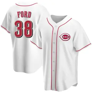 Mike Ford Cincinnati Reds Youth Replica Home Jersey - White