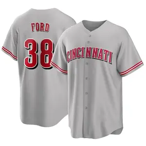 Mike Ford Cincinnati Reds Youth Replica Road Jersey - Gray