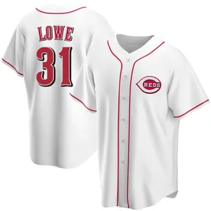 Nathaniel Lowe Cincinnati Reds Youth Replica Home Jersey - White