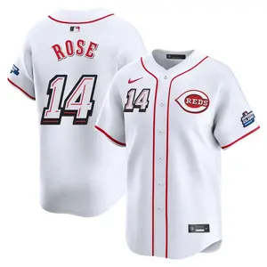 Pete Rose Cincinnati Reds Limited 2025 Speedway Classic Alternate Jersey - White