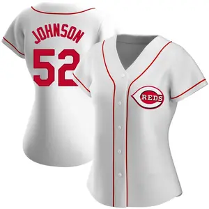 Pierce Johnson Cincinnati Reds Women's Authentic Home Jersey - White