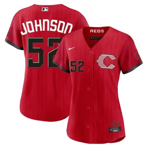 Pierce Johnson Cincinnati Reds Women's Limited 2026 City Connect Stadium Jersey - Red