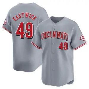 Rawly Eastwick Cincinnati Reds Youth Limited Away Jersey - Gray