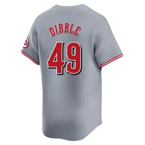Rob Dibble Cincinnati Reds Limited Away Jersey - Gray
