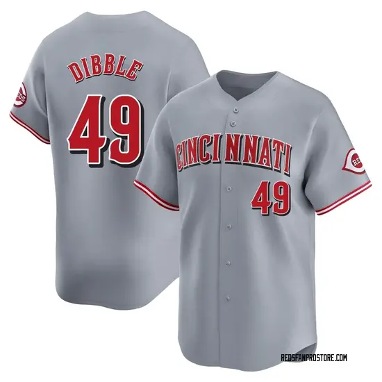 Rob Dibble Cincinnati Reds Limited Away Jersey - Gray