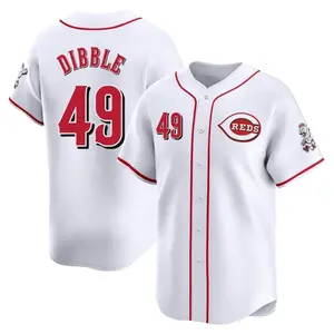 Rob Dibble Cincinnati Reds Youth Limited Home Jersey - White