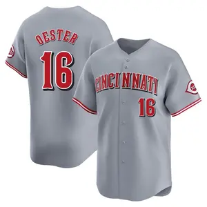 Ron Oester Cincinnati Reds Limited Away Jersey - Gray