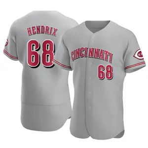 Ryan Hendrix Cincinnati Reds Authentic Road Jersey - Gray