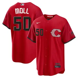 Sam Moll Cincinnati Reds Limited 2026 City Connect Stadium Jersey - Red