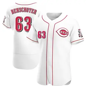 Samuel Benschoter Cincinnati Reds Authentic Home Jersey - White