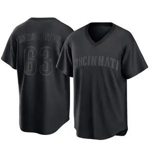 Samuel Benschoter Cincinnati Reds Replica Pitch Fashion Jersey - Black