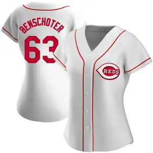 Samuel Benschoter Cincinnati Reds Women's Replica Home Jersey - White