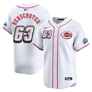 Samuel Benschoter Cincinnati Reds Youth Limited 2025 Speedway Classic Alternate Jersey - White