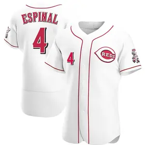 Santiago Espinal Cincinnati Reds Authentic Home Jersey - White
