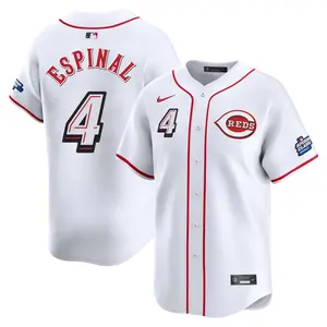 Santiago Espinal Cincinnati Reds Limited 2025 Speedway Classic Alternate Jersey - White